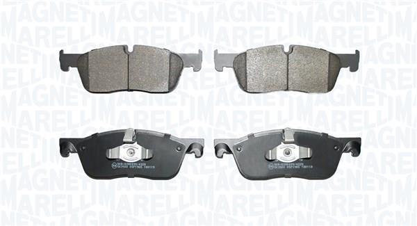 Jogo de 4 pastilhas de travão MAGNETI MARELLI ref. 363916061302