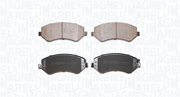Jogo de 4 pastilhas de travão MAGNETI MARELLI ref. 363916061310