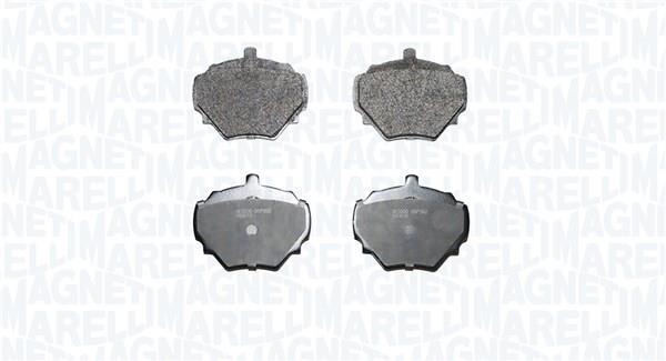 Jogo de 4 pastilhas de travão MAGNETI MARELLI ref. 363916061311