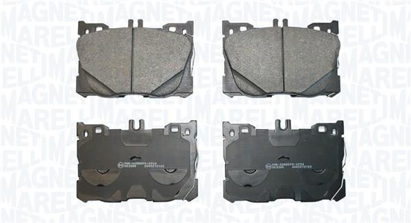 Jogo de 4 pastilhas de travão MAGNETI MARELLI ref. 363916061315