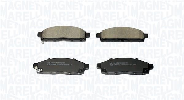 Jogo de 4 pastilhas de travão MAGNETI MARELLI ref. 363916061328
