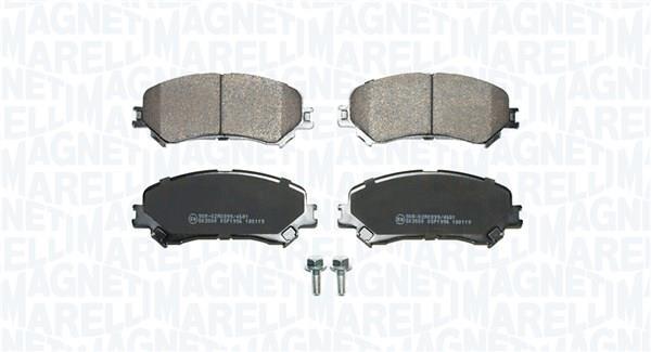 Jogo de 4 pastilhas de travão MAGNETI MARELLI ref. 363916061344