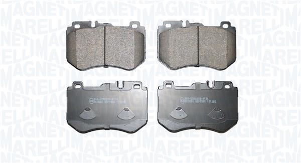 Jogo de 4 pastilhas de travão MAGNETI MARELLI ref. 363916061347