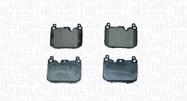 Jogo de 4 pastilhas de travão MAGNETI MARELLI ref. 363916061355