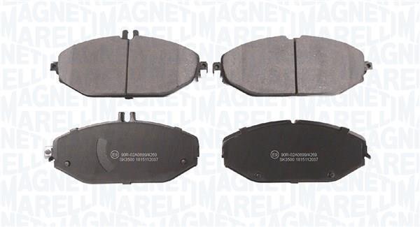 Jogo de 4 pastilhas de travão MAGNETI MARELLI ref. 363916061359