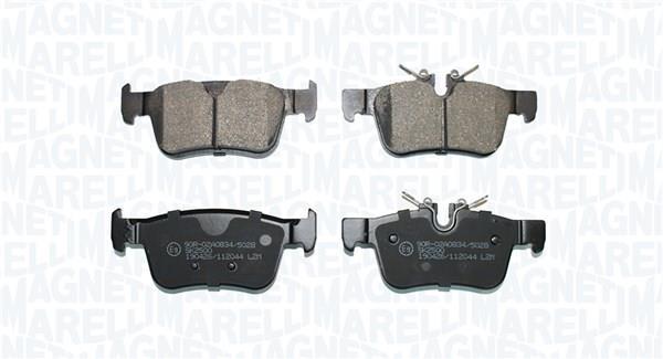 Jogo de 4 pastilhas de travão MAGNETI MARELLI ref. 363916061371