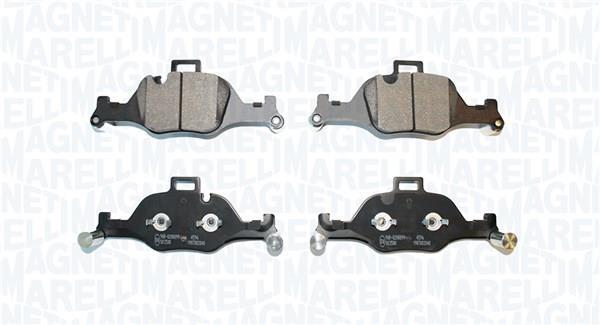 Jogo de 4 pastilhas de travão MAGNETI MARELLI 363916061372