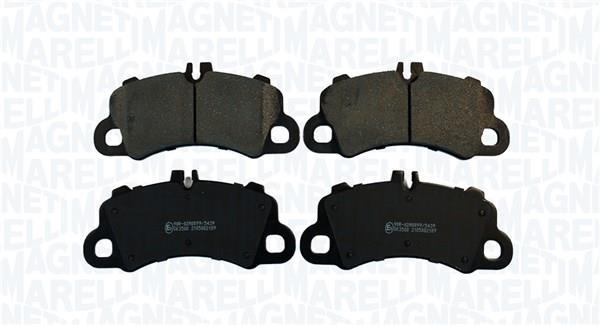 Jeu de 4 plaquettes de frein MAGNETI MARELLI ref. 363916061376
