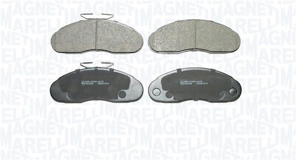 Jeu de 4 plaquettes de frein MAGNETI MARELLI 363916061379