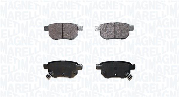 Jogo de 4 pastilhas de travão MAGNETI MARELLI ref. 363916061382