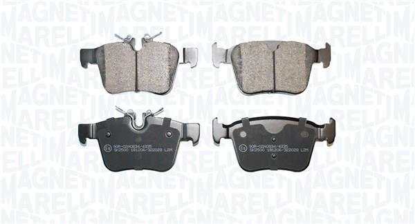 Jogo de 4 pastilhas de travão MAGNETI MARELLI ref. 363916061398
