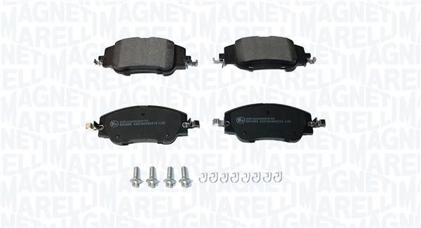 Jogo de 4 pastilhas de travão MAGNETI MARELLI ref. 363916061399