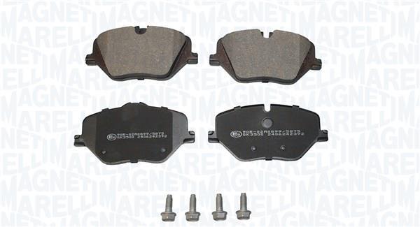 Jeu de 4 plaquettes de frein MAGNETI MARELLI ref. 363916061400