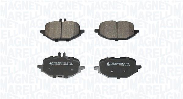 Jogo de 4 pastilhas de travão MAGNETI MARELLI ref. 363916061405
