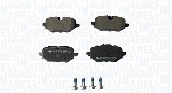 Jogo de 4 pastilhas de travão MAGNETI MARELLI ref. 363916061408
