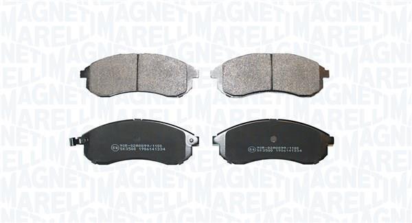 Jogo de 4 pastilhas de travão MAGNETI MARELLI ref. 363916061417