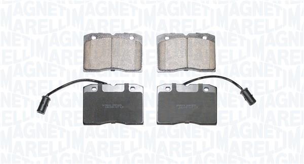 Jogo de 4 pastilhas de travão MAGNETI MARELLI 363916061427