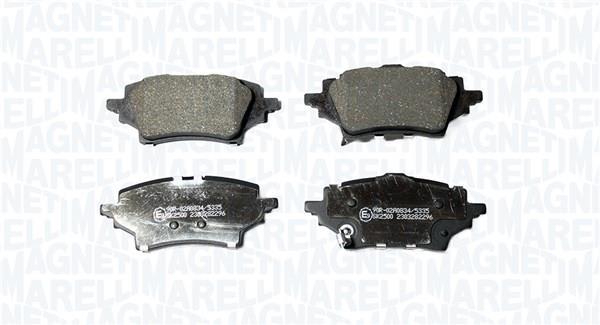 Jogo de 4 pastilhas de travão MAGNETI MARELLI ref. 363916061429