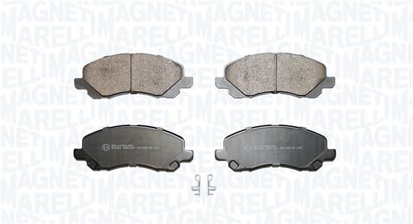 Jeu de 4 plaquettes de frein MAGNETI MARELLI ref. 363916061431