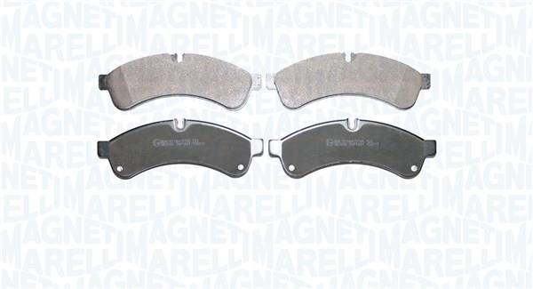 Jeu de 4 plaquettes de frein MAGNETI MARELLI ref. 363916061444