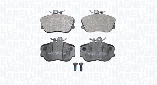 Jogo de 4 pastilhas de travão MAGNETI MARELLI ref. 363916061453