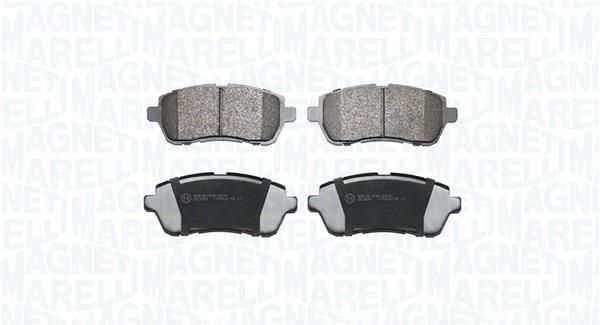 Jogo de 4 pastilhas de travão MAGNETI MARELLI ref. 363916061480