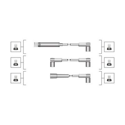 Juego de cables de encendido MAGNETI MARELLI ref. 941319170013