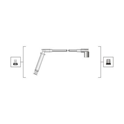 Juego de cables de encendido MAGNETI MARELLI ref. 941319170018
