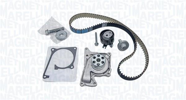 Pompe à eau + kit de courroie de distribution (Kit courroie de distribution) MAGNETI MARELLI ref. 341404170003