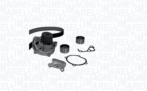 Pompe à eau + kit de courroie de distribution (Kit courroie de distribution) MAGNETI MARELLI 341406800001