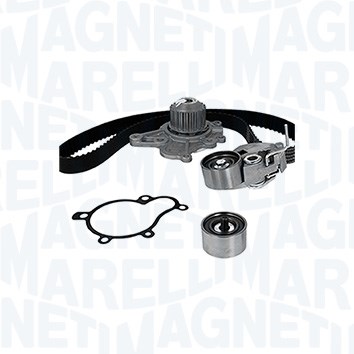 Pompe à eau + kit de courroie de distribution (Kit courroie de distribution) MAGNETI MARELLI 341407040001
