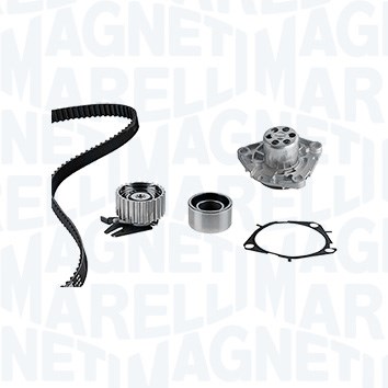 Pompe à eau + kit de courroie de distribution (Kit courroie de distribution) MAGNETI MARELLI 341407050001