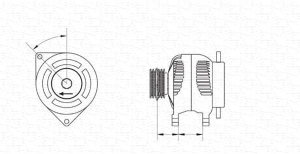 Alternador MAGNETI MARELLI 943355187010