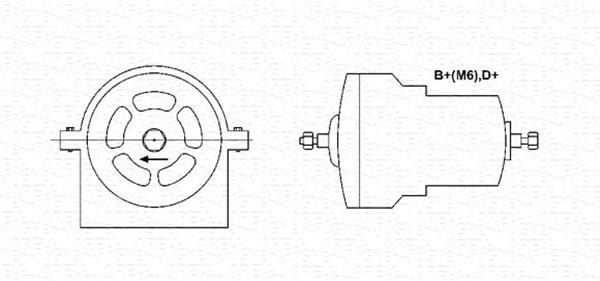 Alternador MAGNETI MARELLI ref. 943356498010