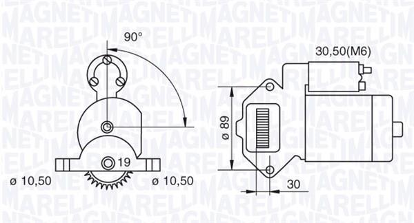 Démarreur MAGNETI MARELLI 063280022010