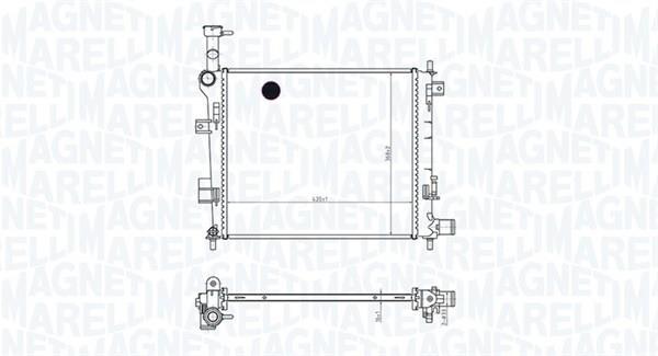 Radiador motor MAGNETI MARELLI ref. 350213165400