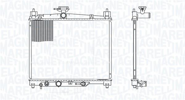 Radiateur moteur (Radiateur de refroidissement) MAGNETI MARELLI ref. 350213176300