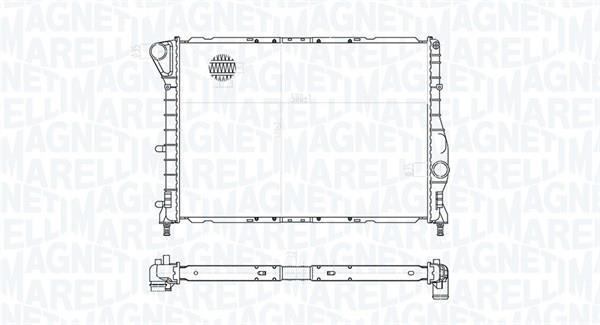 Radiateur moteur (Radiateur de refroidissement) MAGNETI MARELLI ref. 350213177100
