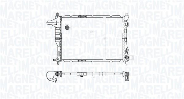 Radiateur moteur (Radiateur de refroidissement) MAGNETI MARELLI ref. 350213177900