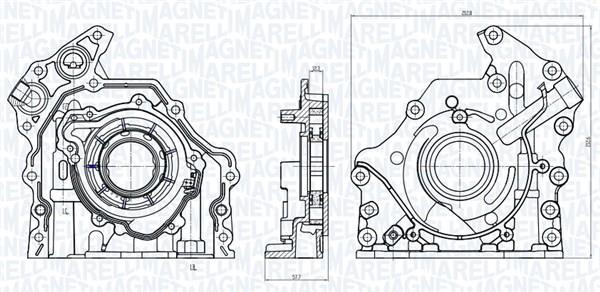 Bomba do óleo motor MAGNETI MARELLI ref. 351516000008
