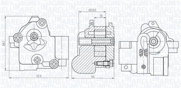 Pompe à huile MAGNETI MARELLI 351516000013