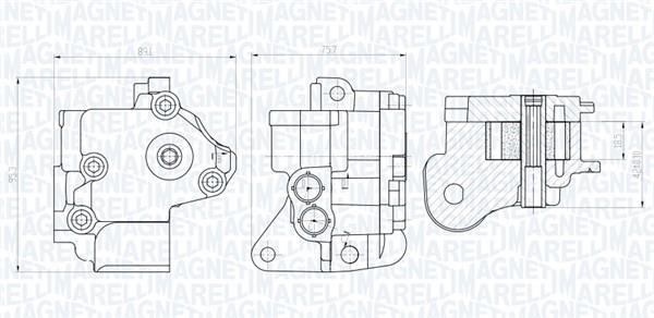 Pompe à huile MAGNETI MARELLI ref. 351516000021