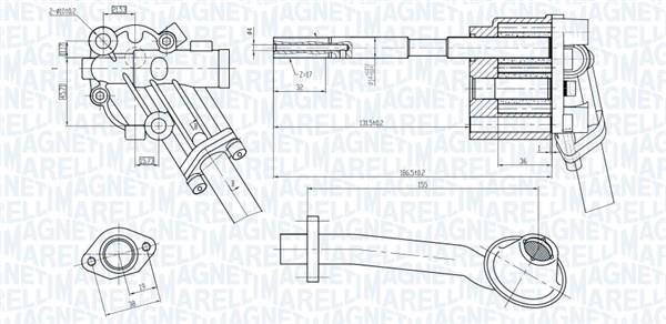 Pompe à huile MAGNETI MARELLI 351516000022