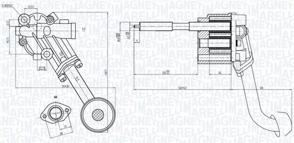 Pompe à huile MAGNETI MARELLI 351516000037