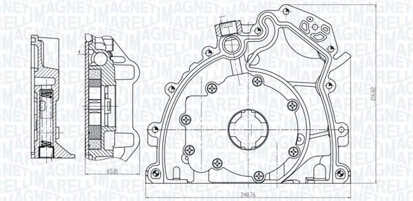 Pompe à huile MAGNETI MARELLI ref. 351516000042