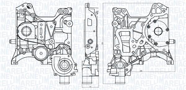 Pompe à huile MAGNETI MARELLI 351516000048