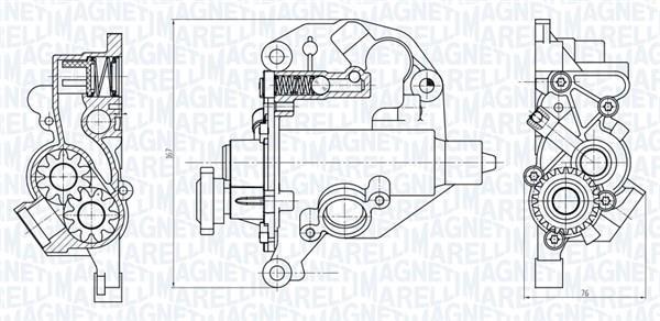 Pompe à huile MAGNETI MARELLI 351516000054
