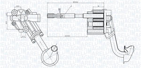 Pompe à huile MAGNETI MARELLI 351516000058