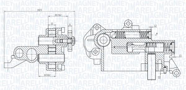 Pompe à huile MAGNETI MARELLI 351516000061