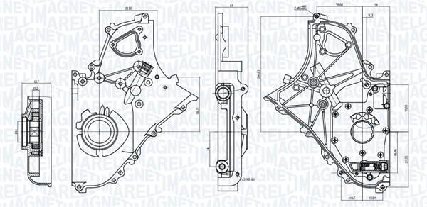 Pompe à huile MAGNETI MARELLI 351516000064